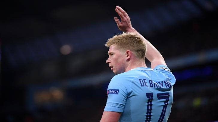 Kevin de Bruyne playing for Manchester City